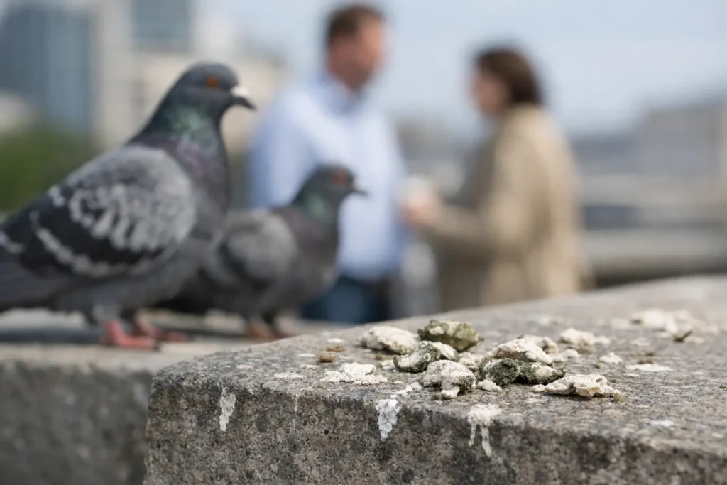 Ist Taubenkot gefährlich für Menschen? Klar erklärt