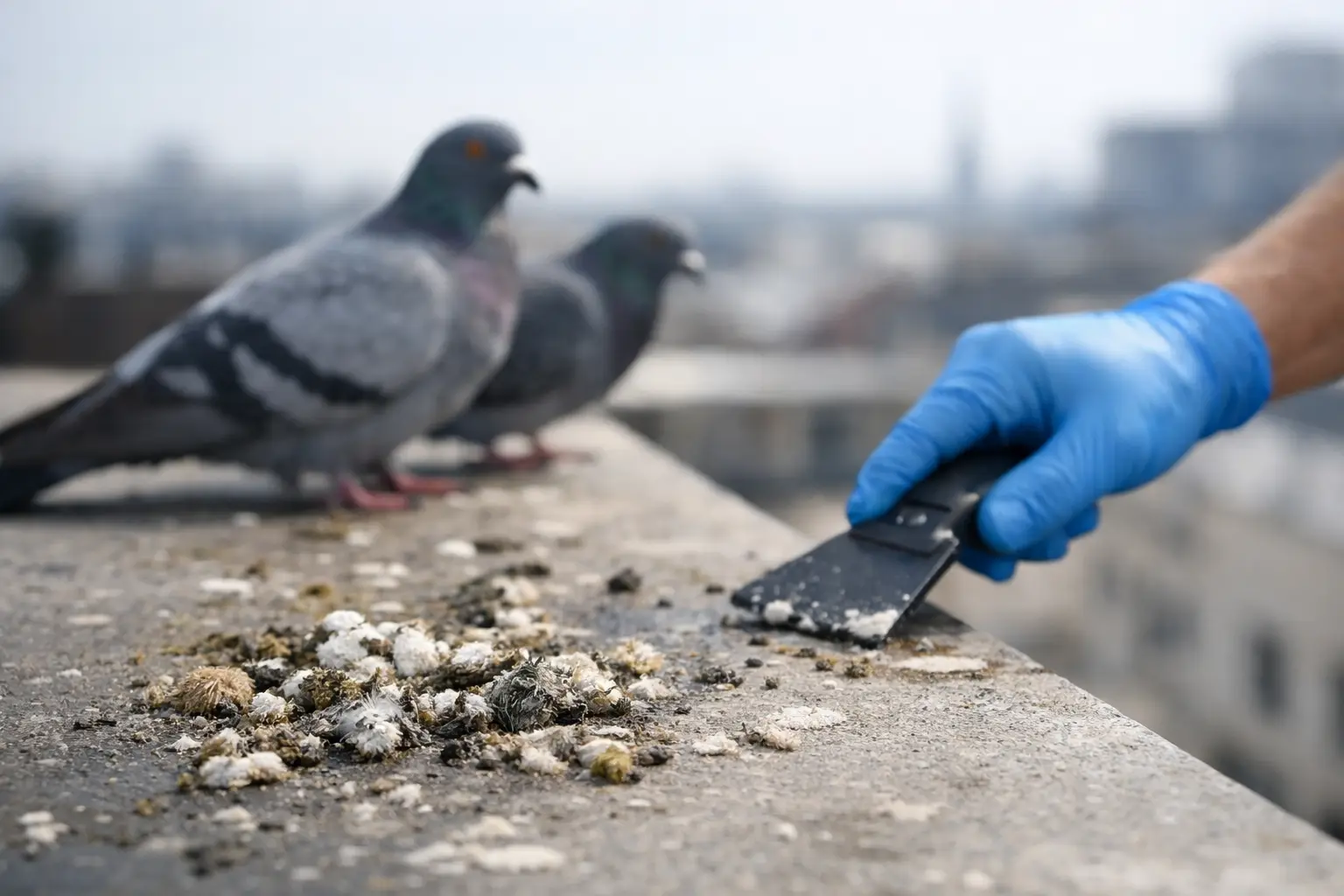 Taubenkot Gefahr erkennen und richtig handeln