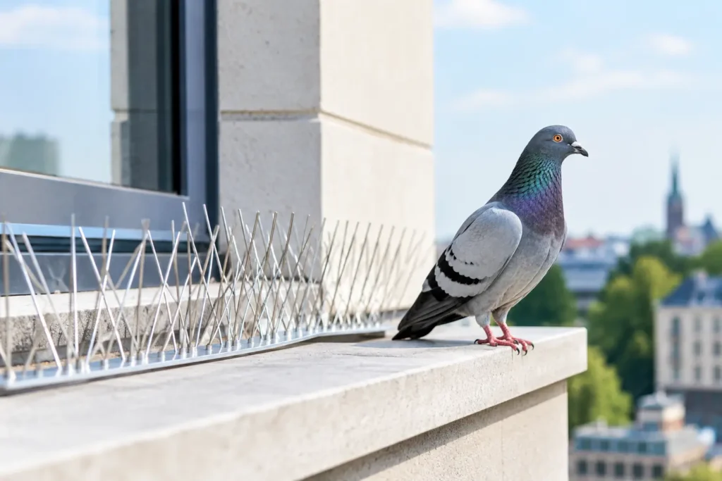 Fünf Lösungen für Taubenprobleme am Gebäude