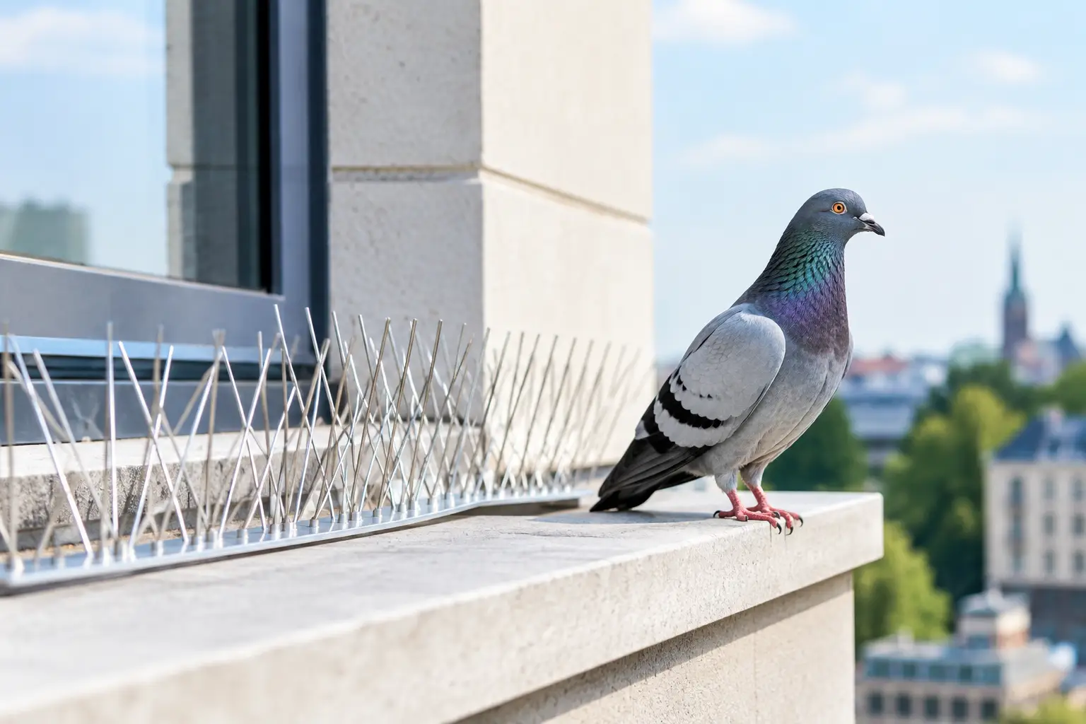 Fünf Lösungen für Taubenprobleme am Gebäude