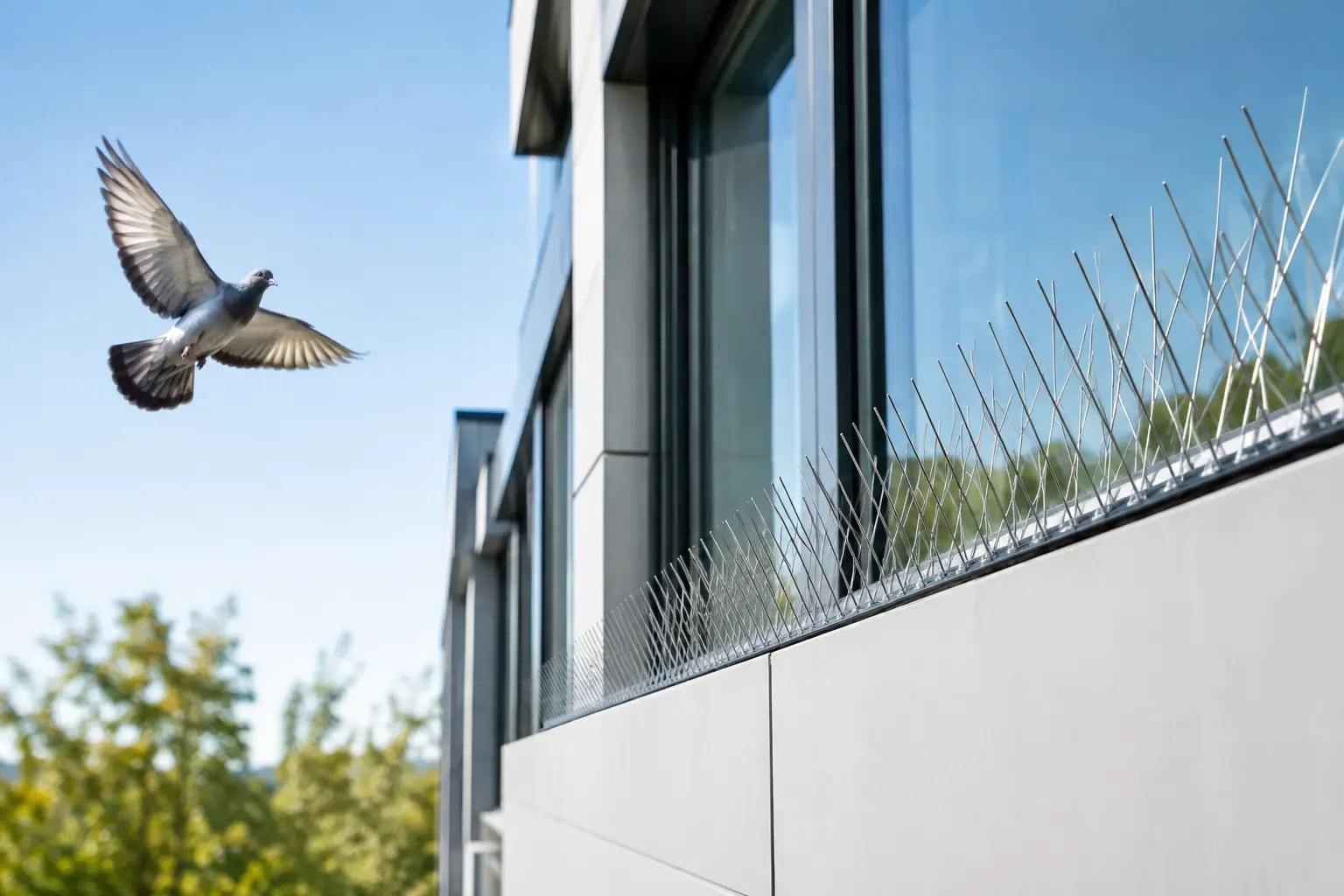 Wirksame Vogelschutzsysteme für Fassaden