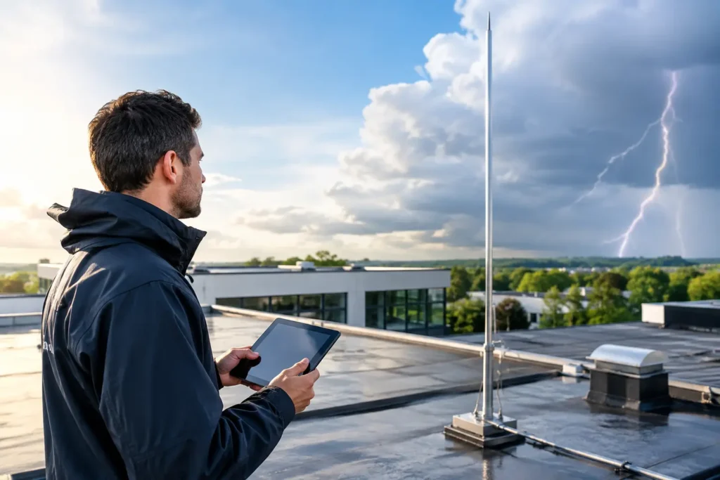 Elektroabwehr Bewertung für Gebäude und Dächer